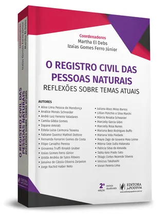 Capa do livro O Registro Civil das Pessoas Naturais